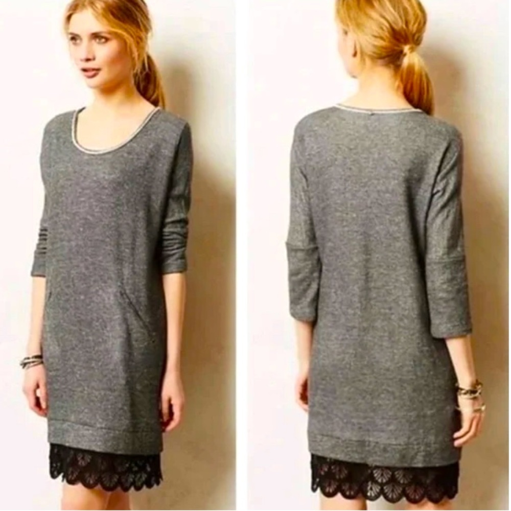 Anthropologie Dolan Fiona Dress Lace Trim